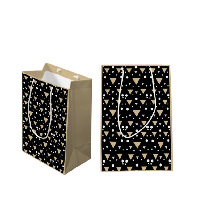 Sac Cadeau Moyen  Geometry Luxe (Créateur téléchargé)