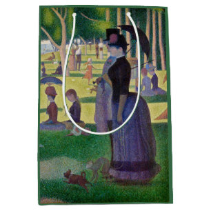 Sac Cadeau Moyen Georges Seurat - Un dimanche sur La Grande Jatte