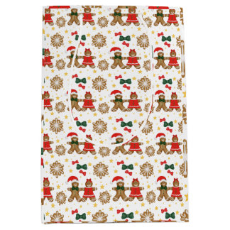 Sac Cadeau Moyen Gingerbread Friends Christmas Wrapping Paper