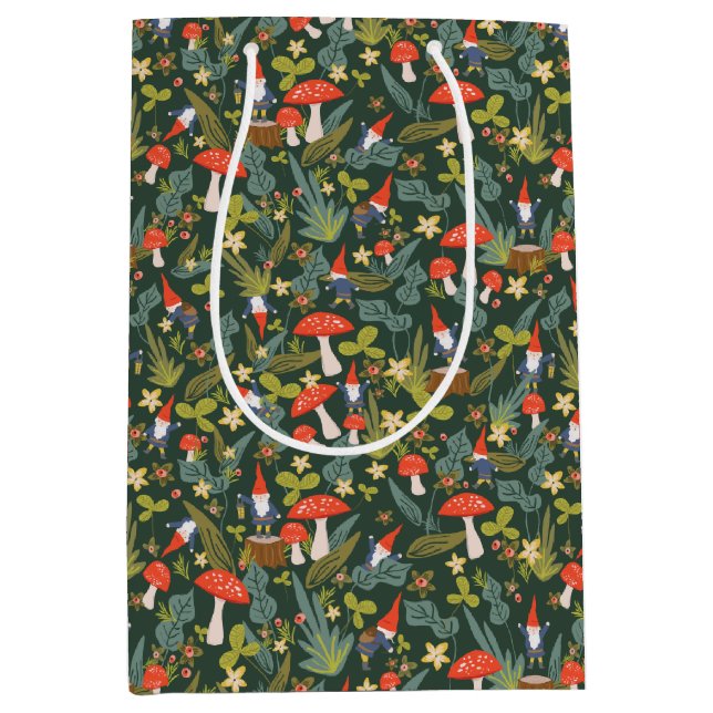 Sac Cadeau Moyen Gnomes des bois (Devant)