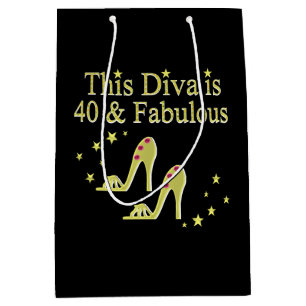 SAC CADEAU MOYEN GOLD 40 GORGEEUX ET DESIGN FABULEUX