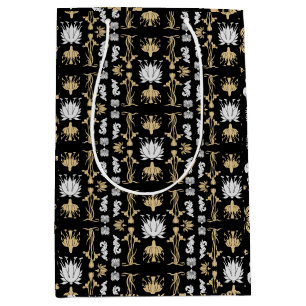 Sac Cadeau Moyen Gold Retro Art Nouveau