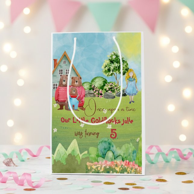 Sac Cadeau Moyen Goldilocks Anniversaire grand cadeau (Créateur téléchargé)