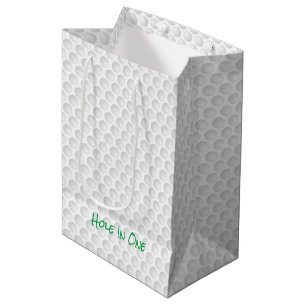 Sac Cadeau Moyen Golf Ball Dimples Trou Dans Un Sport De Golf Drôle