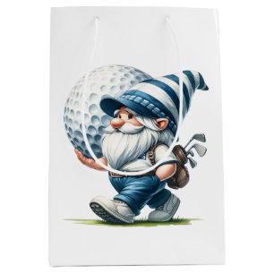 Sac Cadeau Moyen Golf Gnome