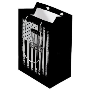 Sac Cadeau Moyen Golfe de Disque USA Drapeau Golfeur Amateur de Spo