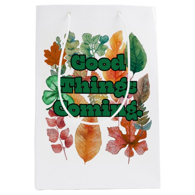 Sac Cadeau Moyen good vibes (Devant)