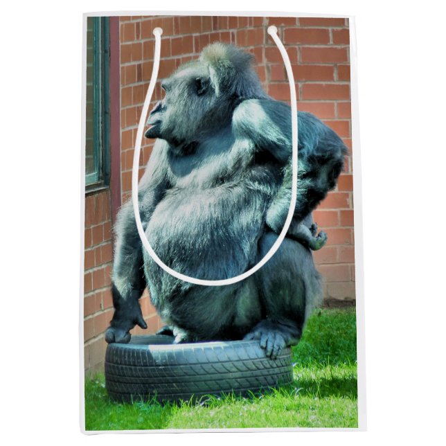 SAC CADEAU MOYEN GORILLA (Devant)