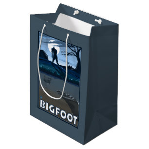 Sac Cadeau Moyen Grand pied marchant par le terrain de golf
