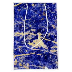 Sac Cadeau Moyen Granit bleu, marbre bleu, pierre bleue