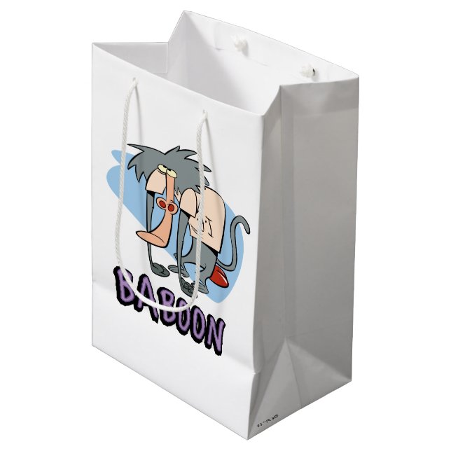 Sac Cadeau Moyen Graphique de caractères I.R. Baboon (Devant Angle)