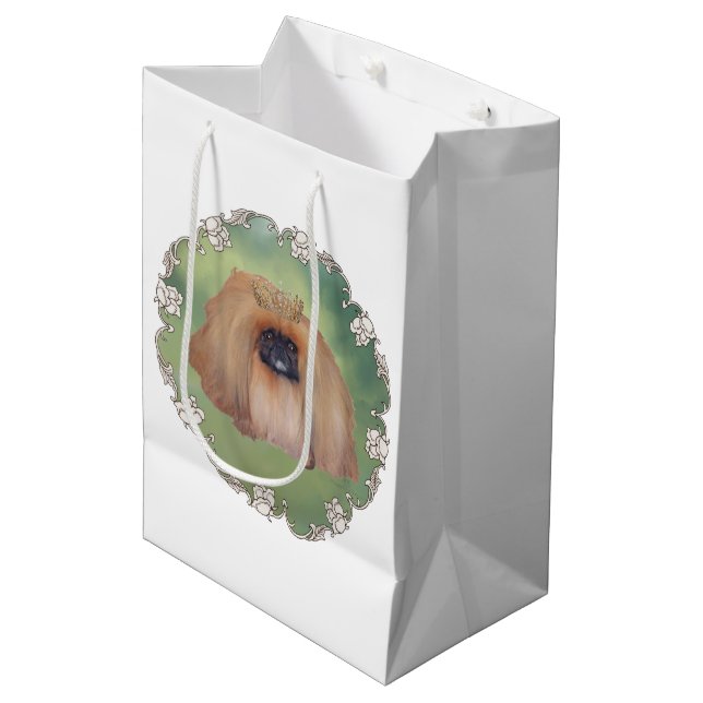 Sac Cadeau Moyen Green Mansions (Devant Angle)