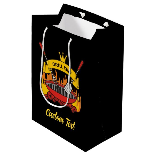 Sac Cadeau Moyen Grill King (Devant Angle)
