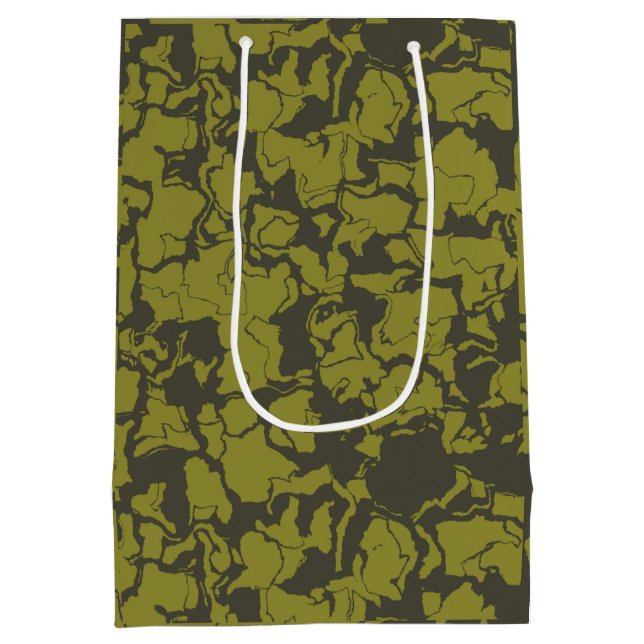 Sac Cadeau Moyen Gris (Dos)