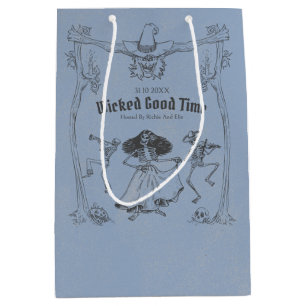 Sac Cadeau Moyen Grunge Retro Black Halloween Party