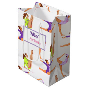 Sac Cadeau Moyen Gymnastique saut Cartwheel fête d'anniversaire Gif