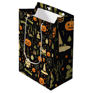 Sac Cadeau Moyen Halloween