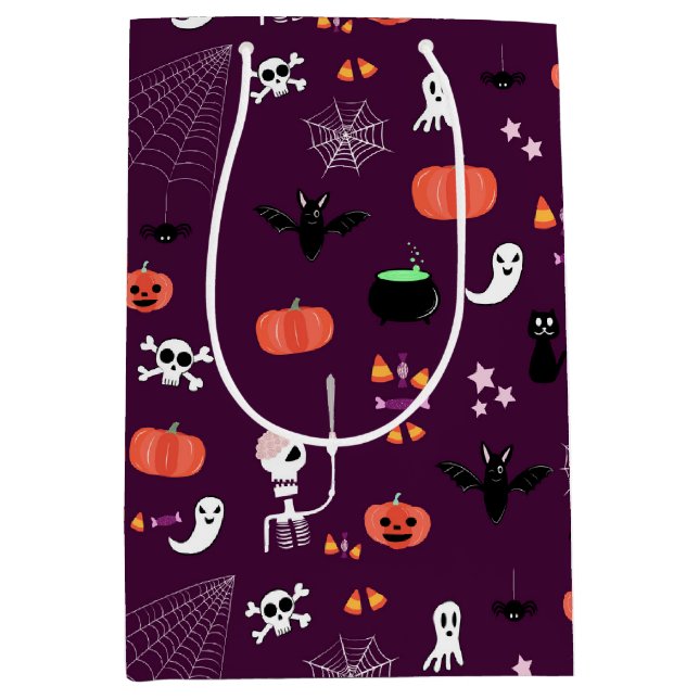 Sac Cadeau Moyen Halloween (Devant)