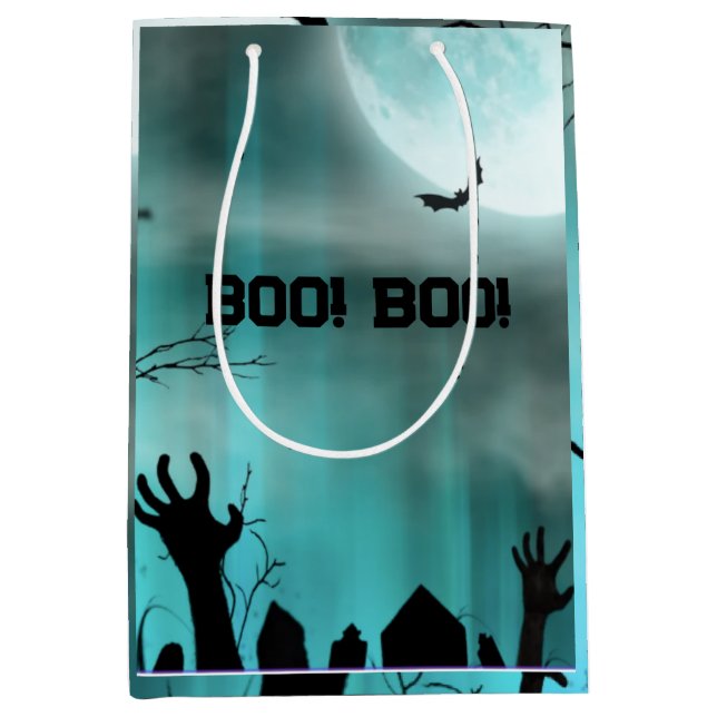 Sac Cadeau Moyen Halloween Boo Boo (Devant)