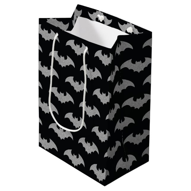 Sac Cadeau Moyen Halloween chauve-souris (Devant Angle)