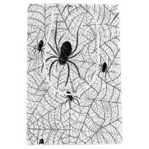 Sac Cadeau Moyen Halloween éffrayante Déplaisante Spider Web