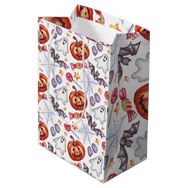 Sac Cadeau Moyen halloween gift bag (Dos Angle)