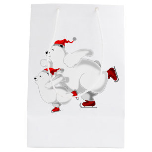 Sac Cadeau Moyen Happy Bears Gift Bag - Christmas