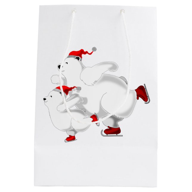 Sac Cadeau Moyen Happy Bears Gift Bag - Christmas (Dos)
