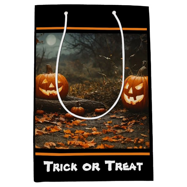 Sac Cadeau Moyen Happy Halloween Night Collection (Devant)