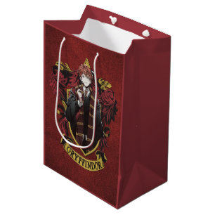Sac Cadeau Moyen HARRY POTTER™   Anime Ron Weasley House Crest