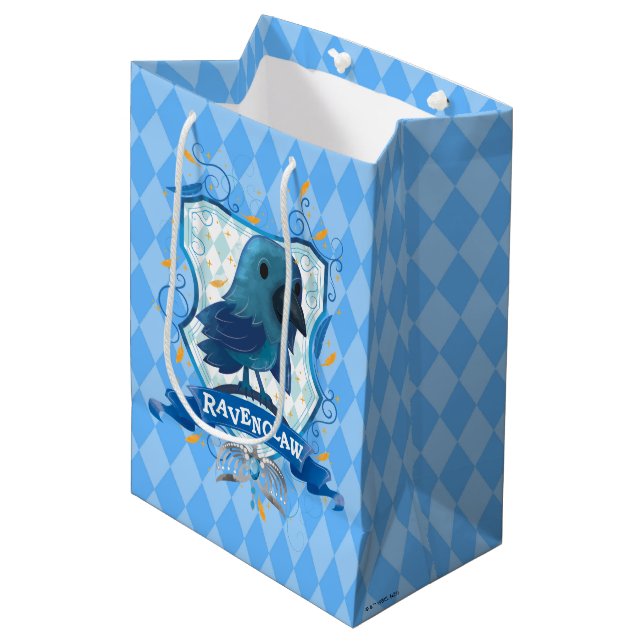 Sac Cadeau Moyen Harry Potter | Charmant blason de SERDAIGLE™ (Devant Angle)