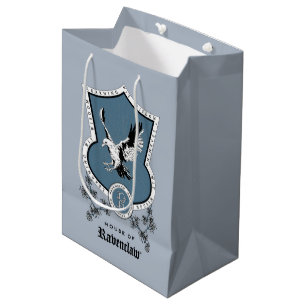 Sac Cadeau Moyen HARRY POTTER™ Délicat croquis RAVENCLAW™ Crest