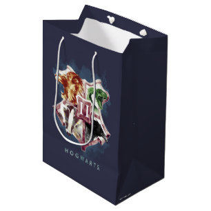 Sac Cadeau Moyen Harry Potter HOGWARTS™ Crest Aquarelle