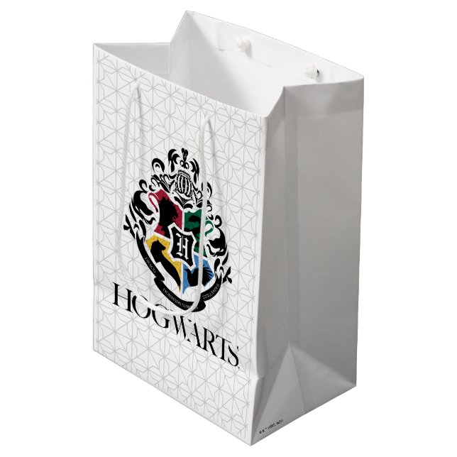 Sac Cadeau Moyen Harry Potter | HOGWARTS™ Pride School Crest (Devant Angle)
