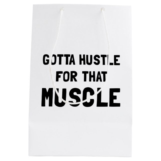 Sac Cadeau Moyen Hâte pour le muscle (Dos)