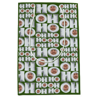 Sac Cadeau Moyen HoHoHo ! Don de MOI ! Votre papier d'enveloppement