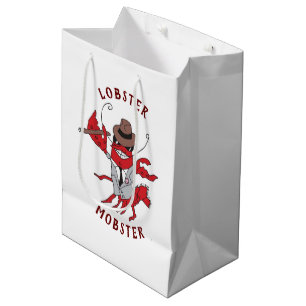 Sac Cadeau Moyen Homard Homard 🦞 Drôle Cartoon Gangster
