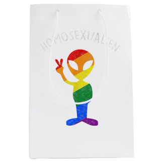Sac Cadeau Moyen Homosexualien Gay Homosexuel Alien Gay