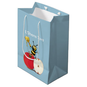 Sac Cadeau Moyen Honeybee Apple Rosh HaShana