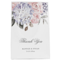 Hortensia vintage et roses d'aquarelle | épousant