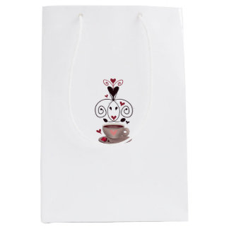 Sac Cadeau Moyen I Heart Coffee
