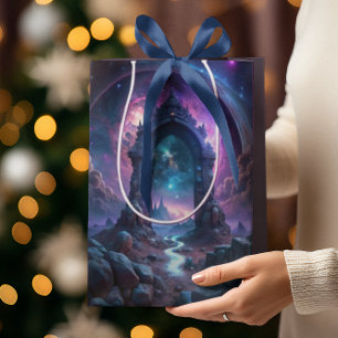 Sac Cadeau Moyen Imaginaire du portail Galactique   Passerelle cosm