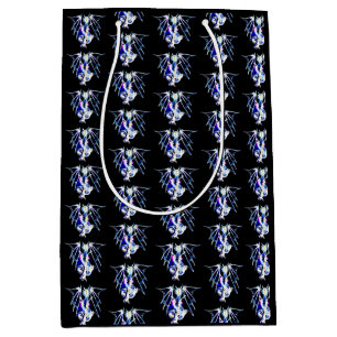 Sac Cadeau Moyen Imaginaire Sea Beast Dragon noir