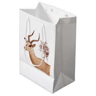 Sac Cadeau Moyen Impala Antelope Dessin animalier Sketch