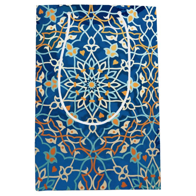 Sac Cadeau Moyen Inspiration Mandala (Devant)