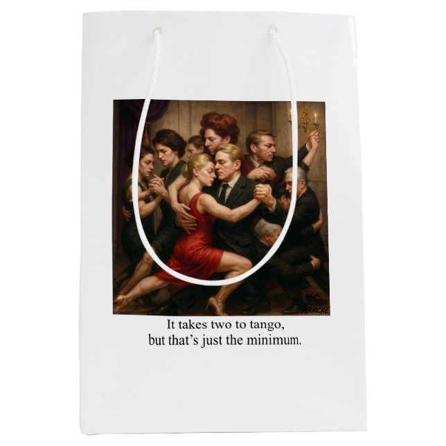 Sac Cadeau Moyen Invitation (Devant)