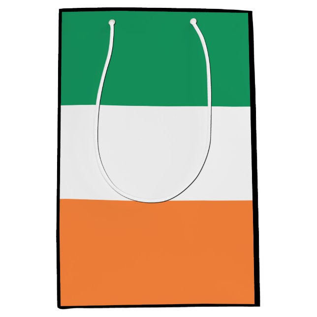 Sac Cadeau Moyen Irlande National Flag, standard irlandais, bannièr (Devant)