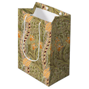 Sac Cadeau Moyen Jardin de jonquilles de William Morris Fleur Class