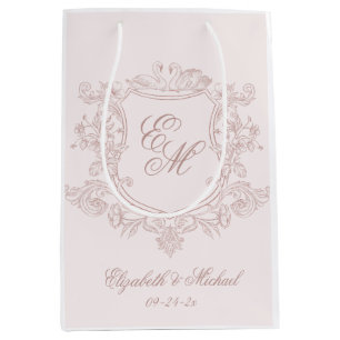 Sac Cadeau Moyen jardin floral luxueux victorien