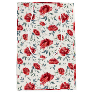 Sac Cadeau Moyen Jardin radieux de motif de confiance